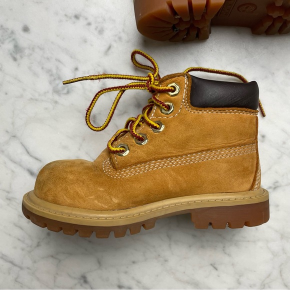 Timberland Toddler 7 Suede Leather Winter Work Boots - Picture 6 of 14